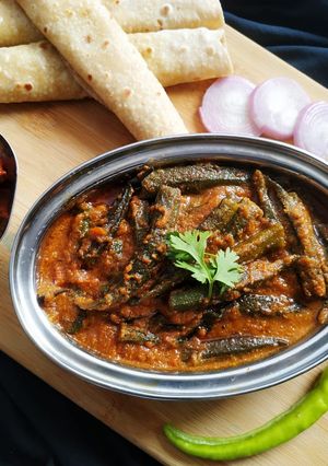 A picture of Aachari Bhindi.