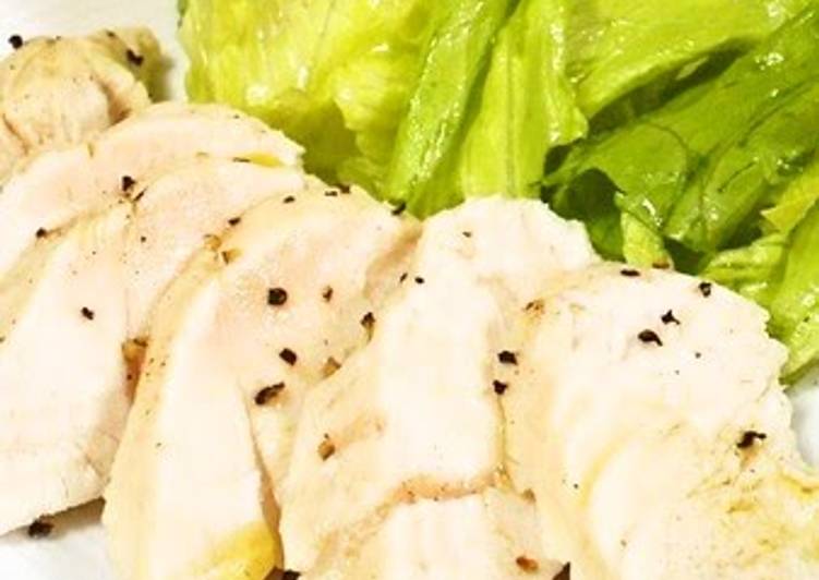 Recipe of Homemade Steamed Moist Chicken in a Microwave