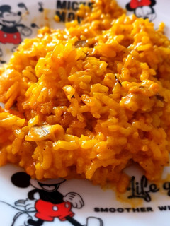 Una foto de Paella de marisco