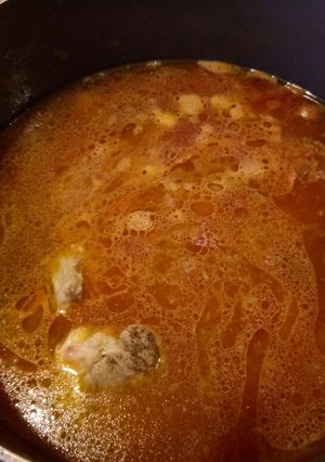 Φωτογραφία της συνταγής Αρνάκι κοκκινιστό με τραχανά