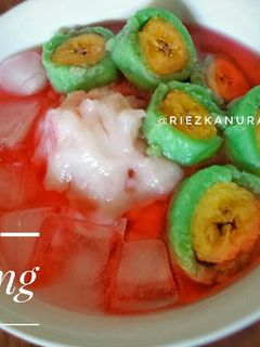 Foto resep Es Pisang Ijo