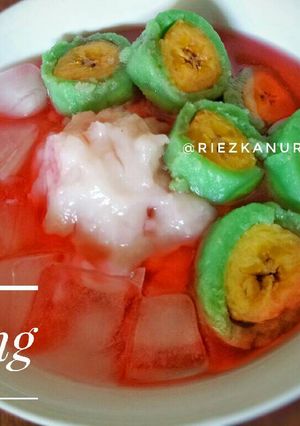 Foto resep Es Pisang Ijo