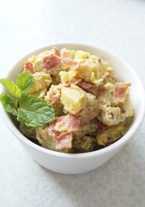 A picture of Sweet Potato Mustard Salad.