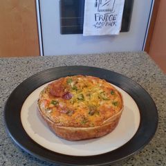 A picture of Salsa Egg Sufflee.