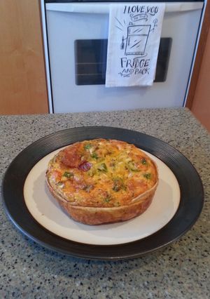 A picture of Salsa Egg Sufflee.