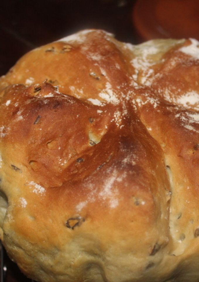 Una foto de Pan con semillas de calabaza en freidora de aire