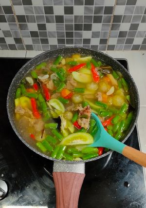 Foto resep Asem Asem Daging Sapi Buncis