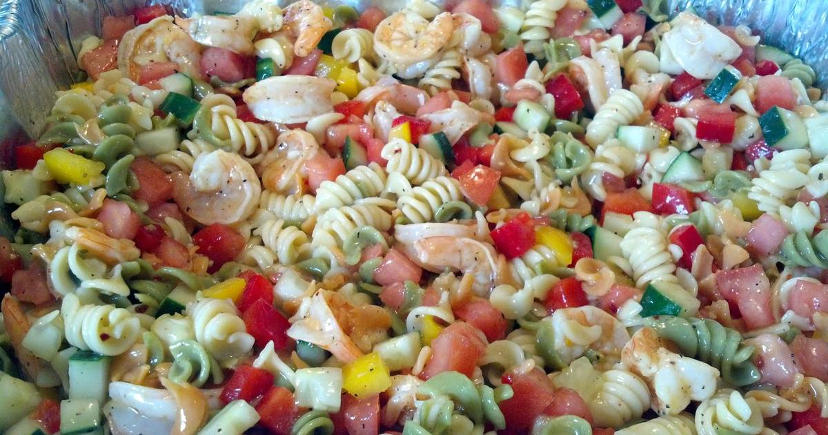 Lemon Shrimp Pasta Salad Recipe by BigBob27 - Cookpad