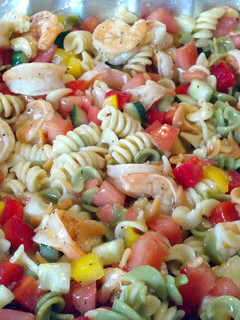 A picture of Lemon Shrimp Pasta Salad.