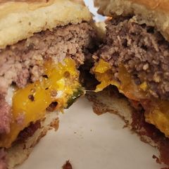 A picture of Next level Cheeseburger.