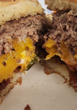 A picture of Next level Cheeseburger.