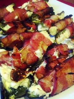 A picture of Bacon Stuffed Wrapped Jalapeños.