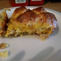 A picture of Breakfast biscuit casserole.