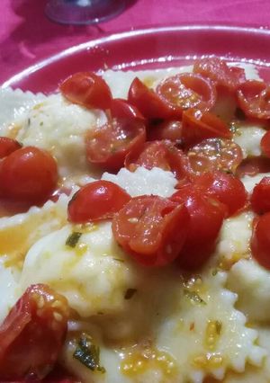 A picture of Ricotta and Lemon Ravioli.