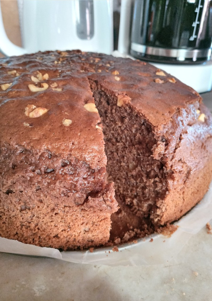 Una foto de Torta de chocolate y nueces