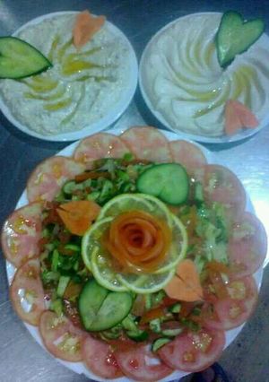 صورة لوصفة بابا غنوج متبل و سلطه