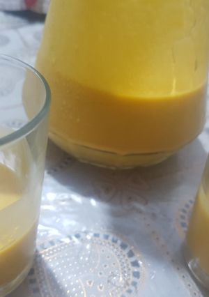 A picture of Healthy mango lassi.