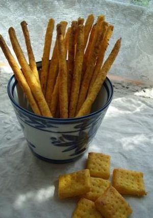 A picture of Carrot Pretzel Sticks.