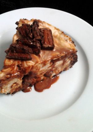 A picture of Ladybirds Mars Bar Cheese Cake ..