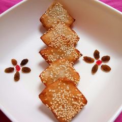 Rice Flour Sweet Squares A picture of Rice Flour Sweet Squares.
