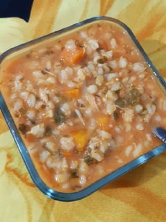 عکسی از دستور سوپ جو