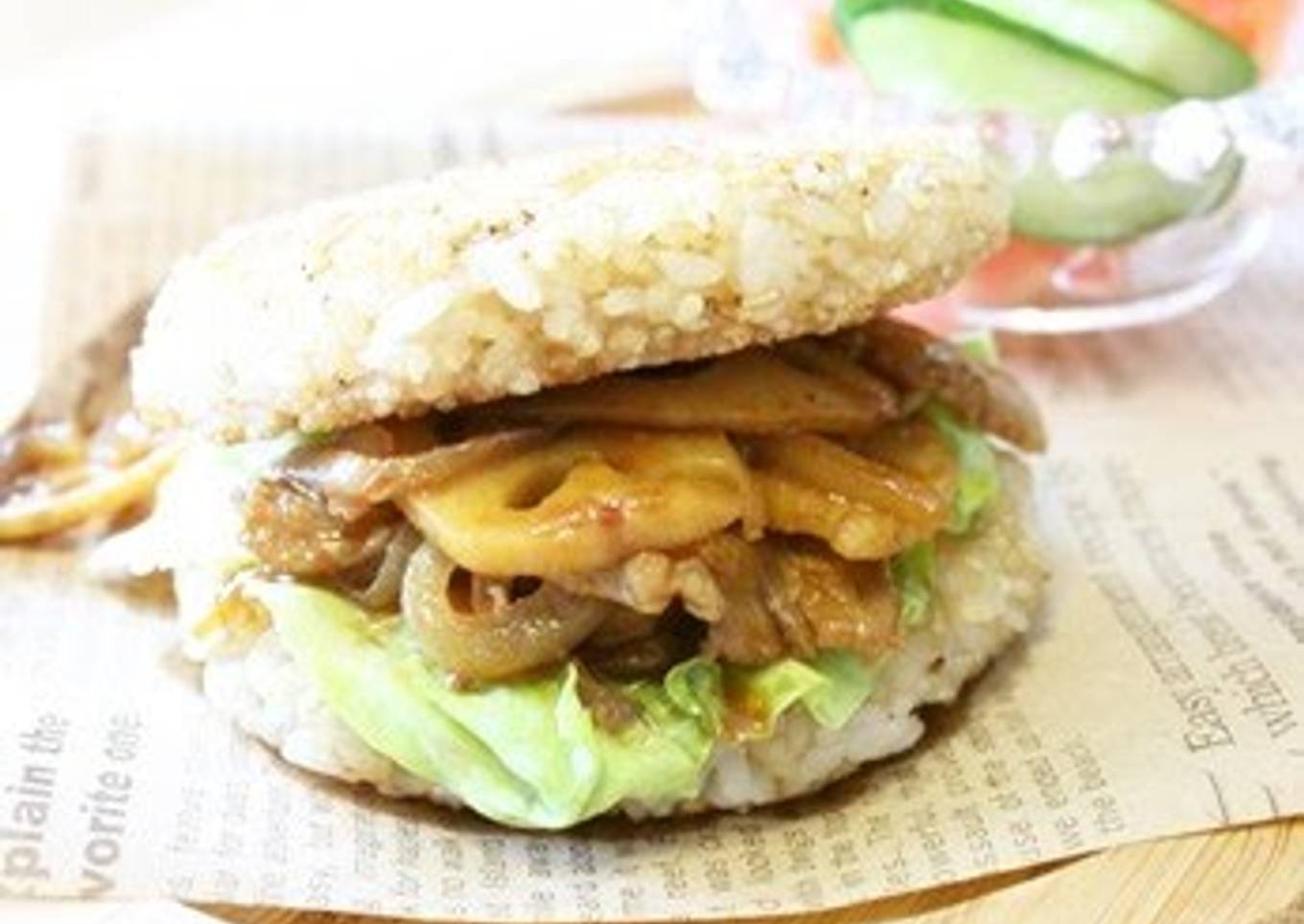 Rice Burgers For An Easy Lunch