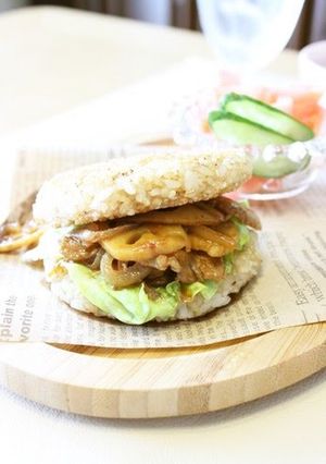 A picture of Rice Burgers For An Easy Lunch.