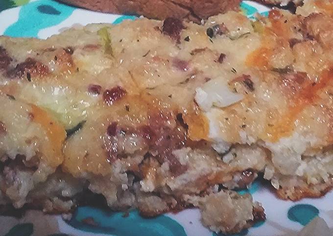 Recipe of Perfect Breakfast casserole (with stuffing)
