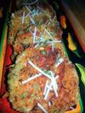 Cheesy Bacon Veggie Pattys