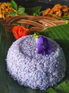 Foto resep Nasi Gurih Bunga Telang