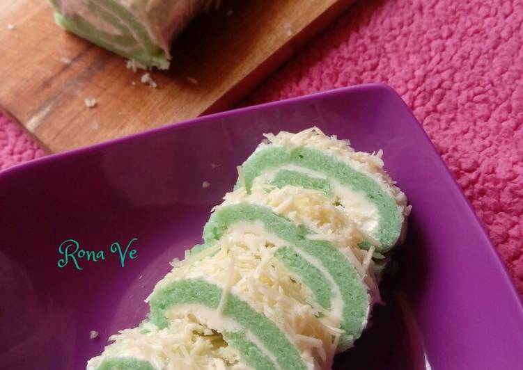 Steamed Rollcake simple irit bahan