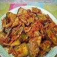 Terong teri balado