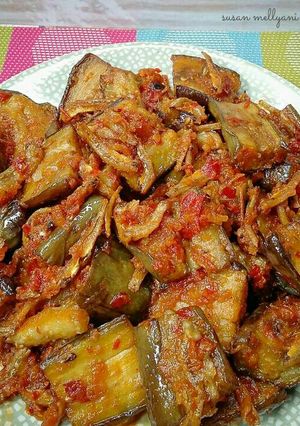 Foto resep Terong teri balado
