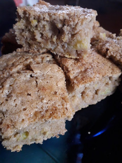 Una foto de Torta sin harina de trigo de banana en licuadora