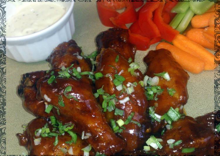 Recipe of Super Quick Homemade Sweet &amp; Spicy Barbecue Chicken Wings