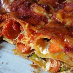 A picture of Farmers Market Veggie Lasagna.