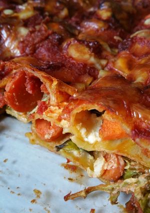 A picture of Farmers Market Veggie Lasagna.