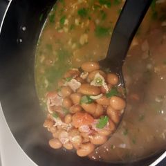 A picture of Easy Frijoles a la charra.