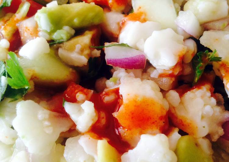 Recipe of Favorite Cauliflower Ceviche