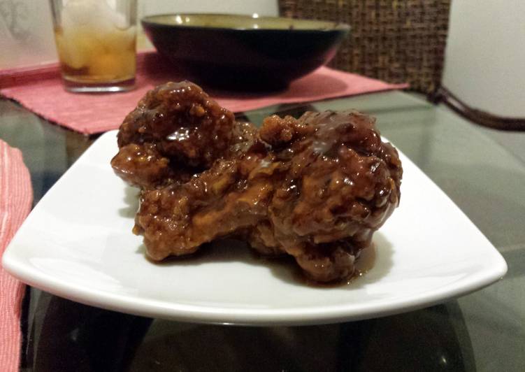 Recipe of Super Quick Homemade Sweet and spicy chicken wings