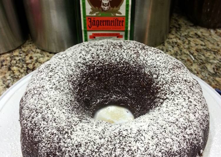 Steps to Make Perfect Jägermeister and Honey Bundt Cake