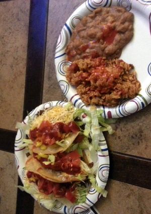 A picture of tacos.