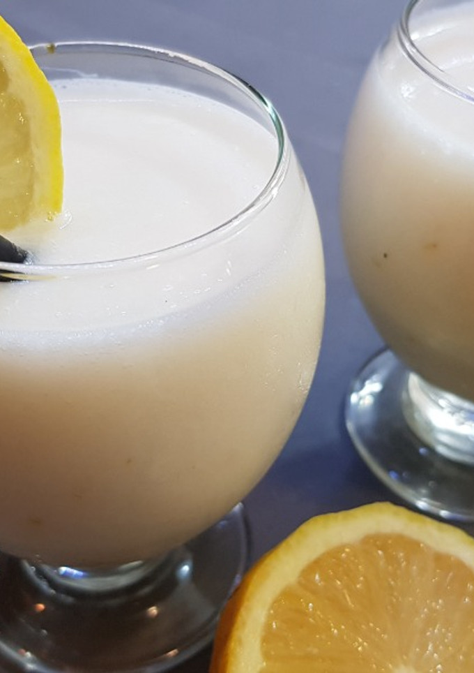 Una foto de Sorbete de limón al cava