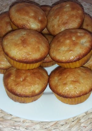 Túrós, vaníliás muffin recept fotója