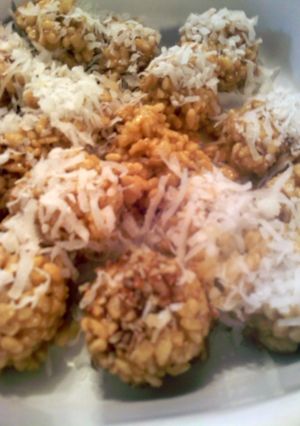 A picture of Sunshines krispy balls.