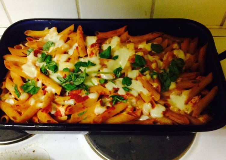 Recipe of Quick Andry’s Chicken Parmesan Baked Penne