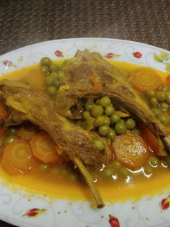 صورة لوصفة طبق الجلبان باللحم