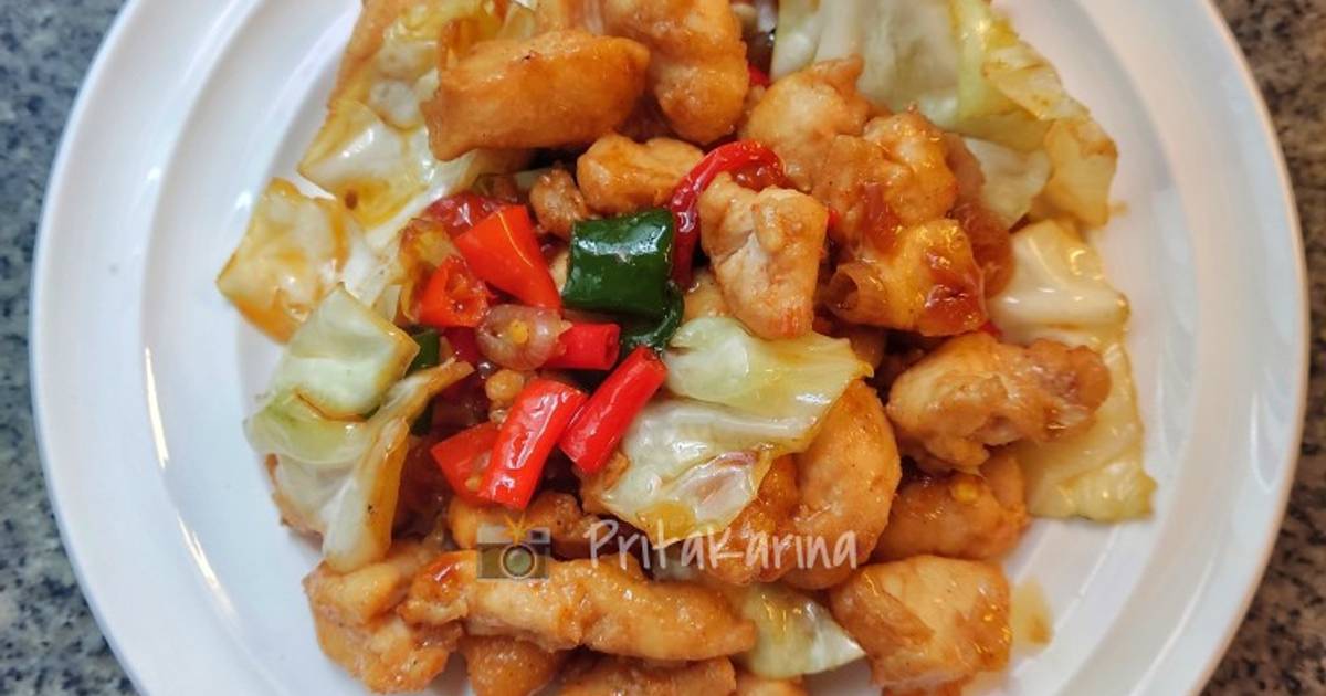 Resep Ayam Oseng Kol Sambal Bawang Oleh Prita Karina Cookpad