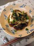 Tofu with Mushrooms and Ponzu Sauce