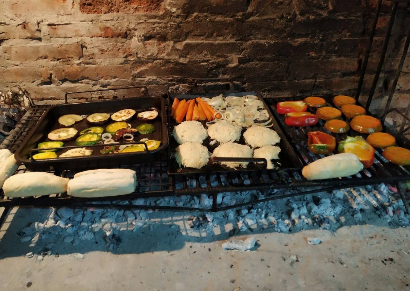Verduras saludables a la parrilla